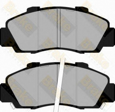 BRAKE ENGINEERING pa985 -  Комплект тормозных колодок, дисковый тормоз